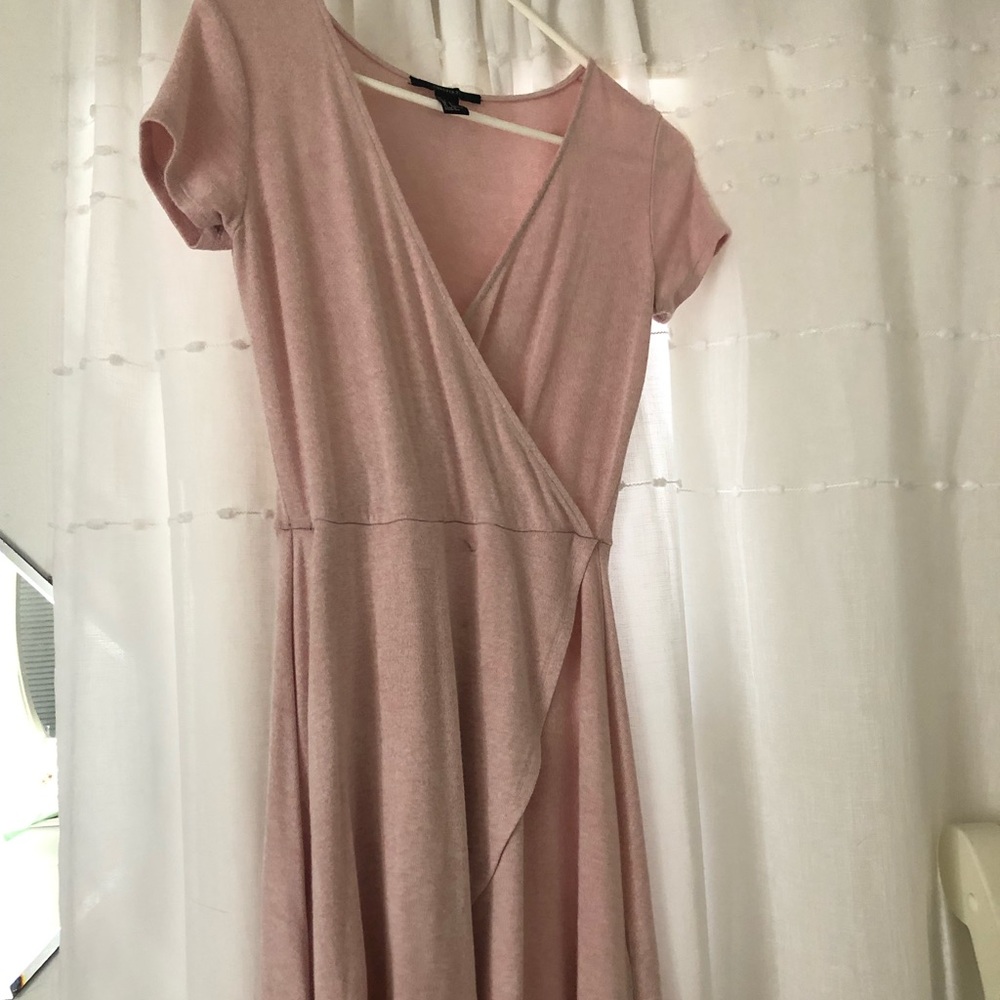 Pink flowy dress